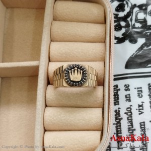 انگشتر طلاروس نگیندار کد ANG191078W