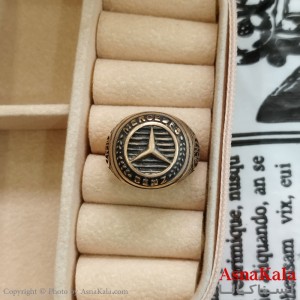 انگشتر طلاروس طرح بنز کد ANG191080W