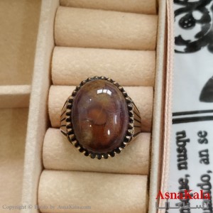 انگشتر طلاروس نگیندار کد ANG191083W