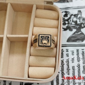 انگشتر طلاروس نگیندار کد ANG191088W