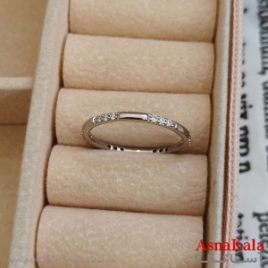انگشتر ژوپینگ طلایی مشابه طلا کد ANG191145W