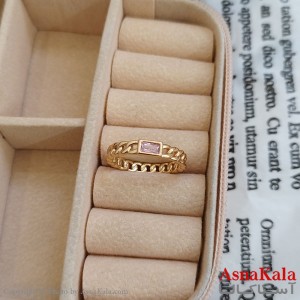 انگشتر ژوپینگ طلایی مشابه طلا کد ANG1911448W
