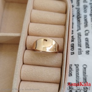 انگشتر ژوپینگ طلایی مشابه طلا کد ANG191152W