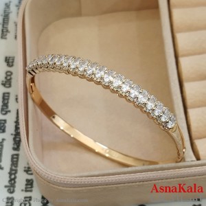 بنگل شوپینگ نگیندار طلایی کد DSB181607W
