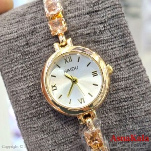 ساعت زنانه نایدو  با نگین تنیسی فول   دارای قفل سایز اضافی کد WTCH11499W