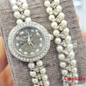 ساعت زنانه نایدو  با مروارید دولاین آبکاری عالی کد WTCH11544W