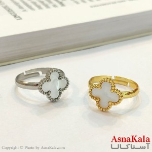 انگشتر زنانه استیل مینیمال مدل ونکلیف فری سایز کد ANG191545W