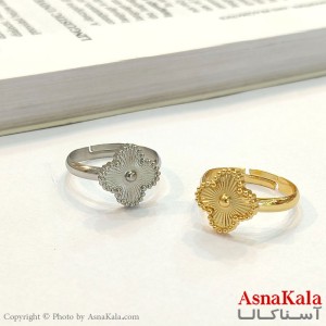 انگشتر زنانه استیل مینیمال مدل ونکلیف فری سایز کد ANG191546W