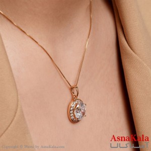 گردنبند ژوپینگ نگین سواروسکی Xuping Necklace Swarovski کد GNB16205W