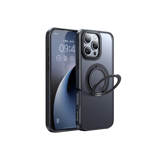 قاب آیفون 16 پرومکس مگسیف دار با پایه مک دودو Mcdodo Iphone 16 pro max Protective Case With Magnetic Structure PC-4933