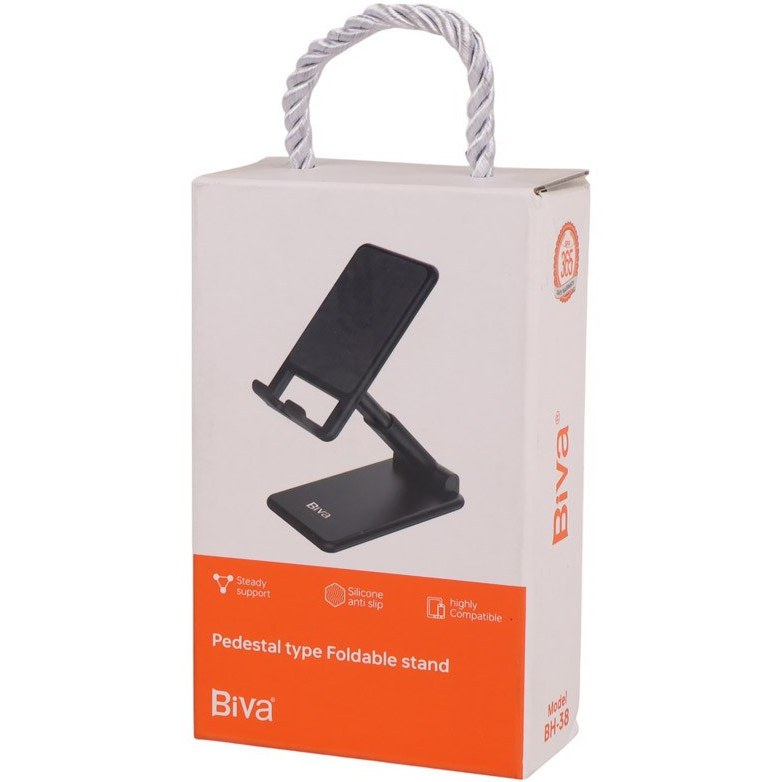 هولدر و پایه نگهدارنده رومیزی بیوا Biva BH-38 Pedestal Type Foldable Stand مناسب گوشی و تبلت