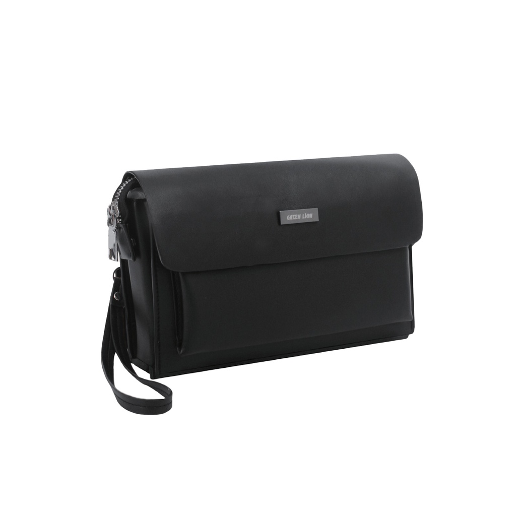 کیف چرمی دستی گرین لاین Green Lion Mara Clutch Bag GNMARACBGBK