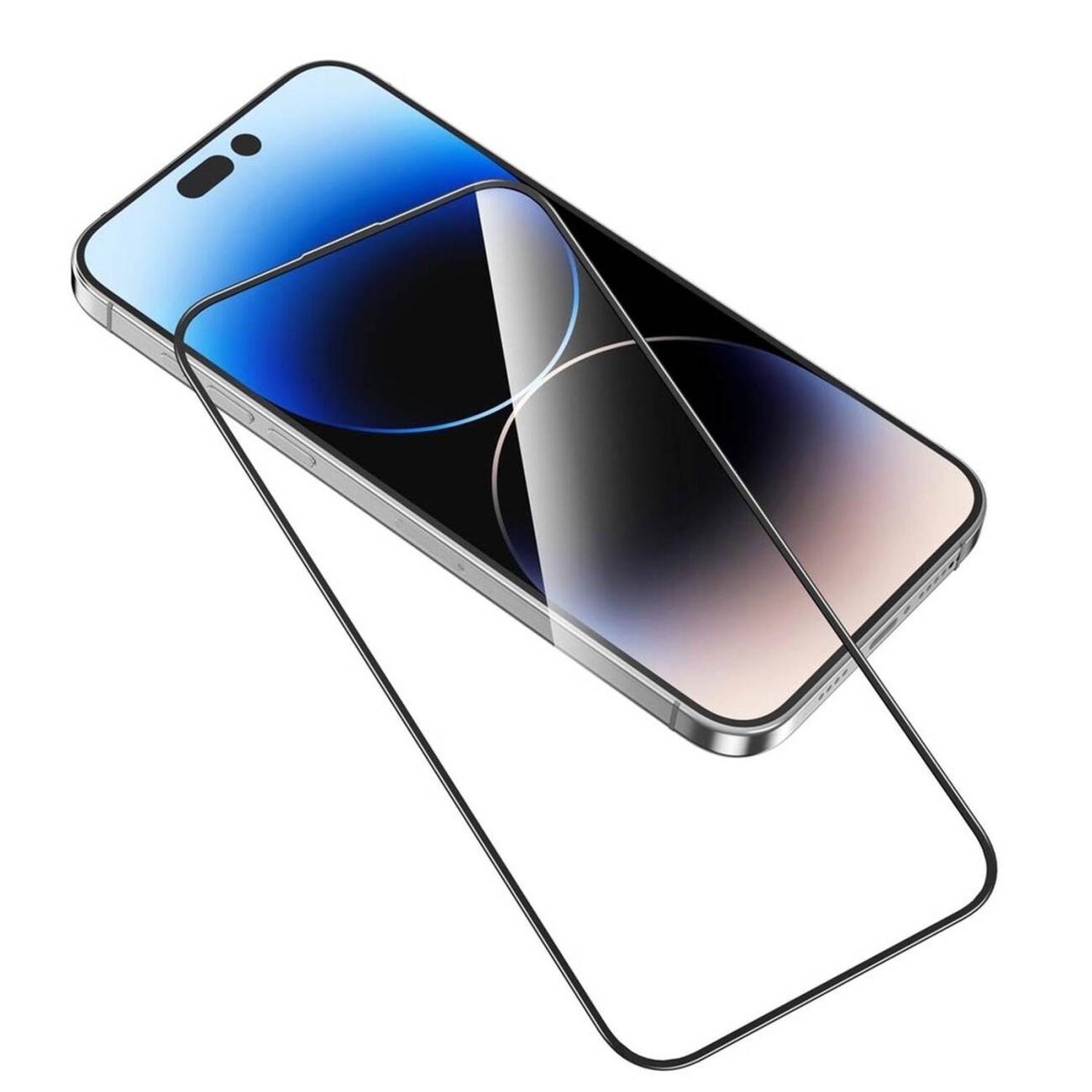 محافظ صفحه نمایش ایربگ‌دار آیفون 15 پرو 3 بعدی گرین لاین GN3DSHD15PCL