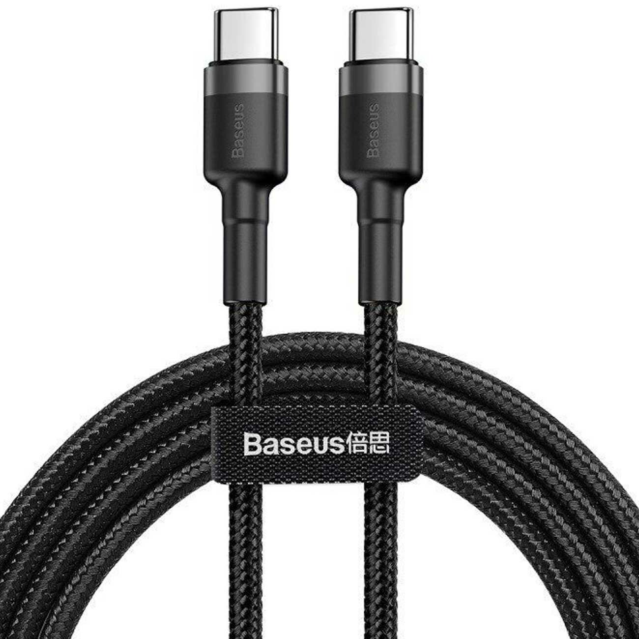 کابل شارژ سریع و انتقال داده تایپ سی بیسوس Baseus Cafule Type-C PD2.0 Cable 1m