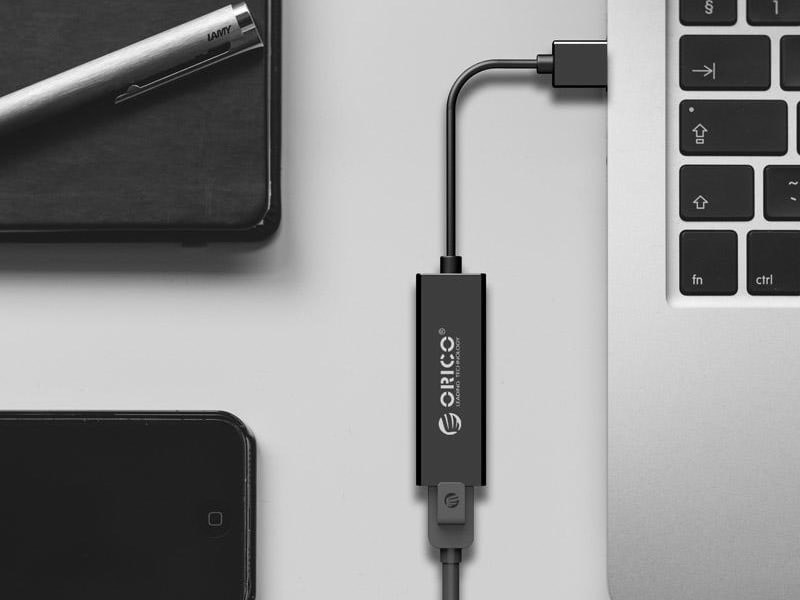 مبدل USB 0.3 به RJ45 اوریکو ORICO UTJ-U3 USB3.0 Gigabit Ethernet Network Adapter