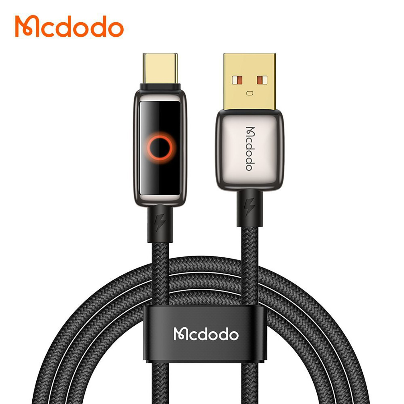 کابل سوپر فست شارژ USB به Type-C با قطع‌کن خودکار 100وات 6 آمپر 1.2متری مک دودو CA-6650