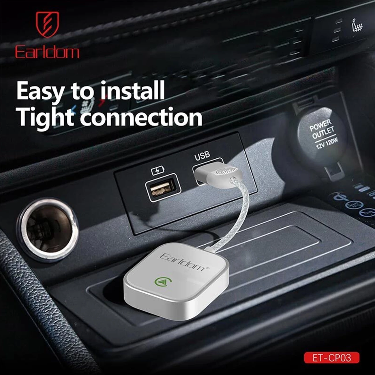 تبدیل CarPlay سیمی به بی‌سیم در خودرو