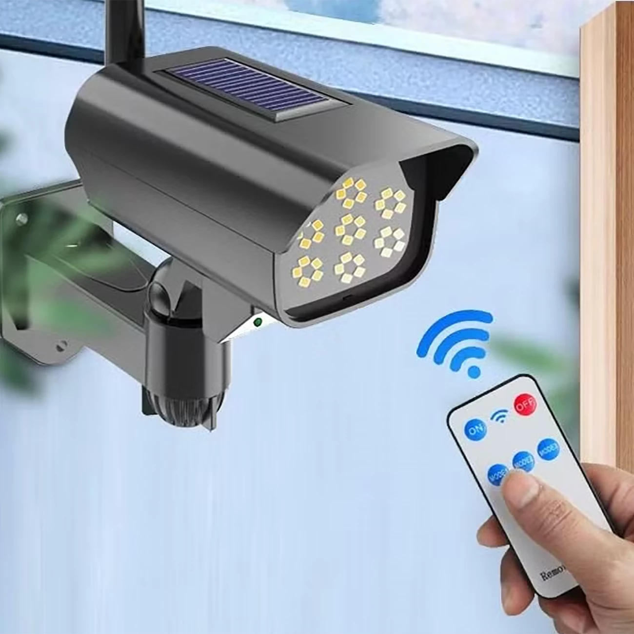 کیفیت  چراغ خورشیدی طرح دوربین مداربسته اسمایلینگ شارک