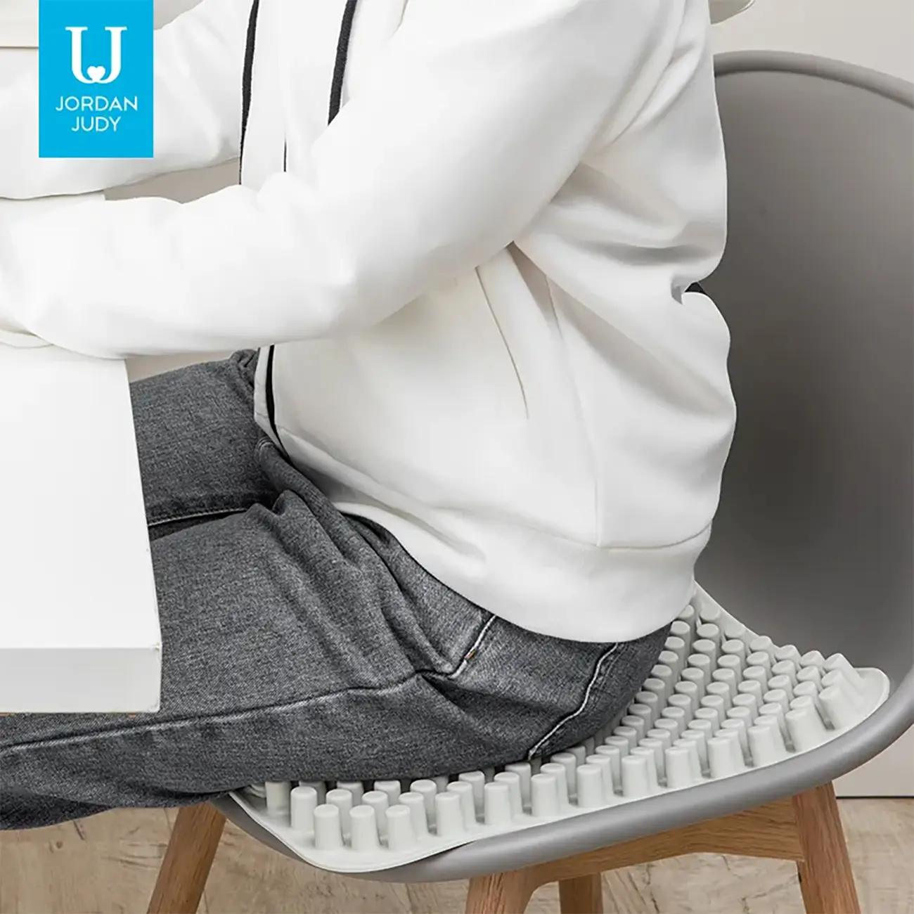 زیرنشیمنی صندلی سیلیکونی برای صندلی اداری و خودرو جوردن و جودی Jordan &amp; Judy JJ-HO0105 Portable Silicone Office and Car Seat Cushion