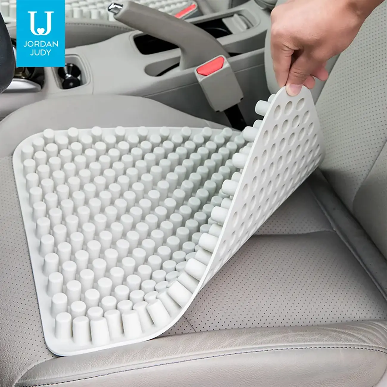 زیرنشیمنی صندلی سیلیکونی برای صندلی اداری و خودرو جوردن و جودی Jordan &amp; Judy JJ-HO0105 Portable Silicone Office and Car Seat Cushion