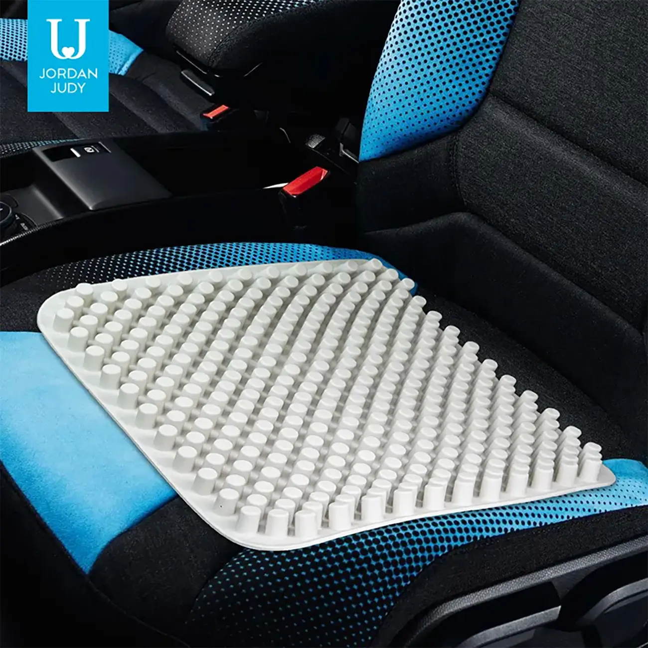 زیرنشیمنی صندلی سیلیکونی برای صندلی اداری و خودرو جوردن و جودی Jordan &amp; Judy JJ-HO0105 Portable Silicone Office and Car Seat Cushion