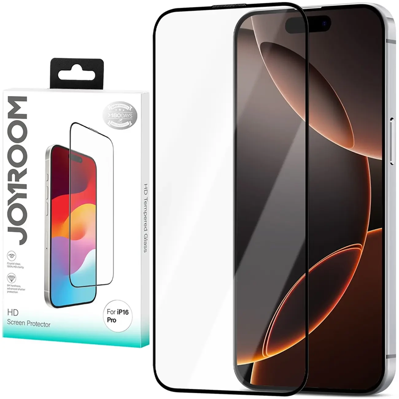 گلس شفاف آیفون 16 پرو جویروم JOYROOM JR-MLG0277