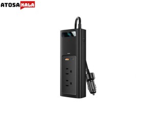 چند راهی بیسوس Baseus In-car Inverter 150W CRNBQ-01 US JP Plug 110V ولتاژ 110 ولت