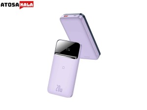 پاوربانک وایرلس مگنتی باسئوس Baseus مدل PPCX010005 ظرفیت 10000mAh توان 20 وات