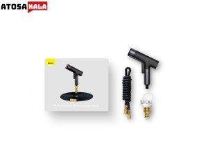 شلنگ و نازل کارواش Baseus GF4 Horticulture Watering Spray Nozzle CPYY010101 طول 15 متری