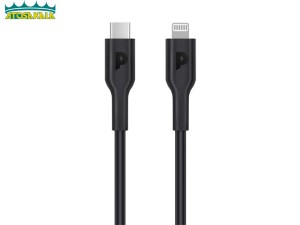 کابل لایتنینگ به Type C پاورولوژی Powerology PWCTL1M طول 1.2 متر توان 20 وات