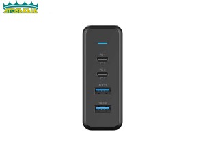 هاب شارژر 4 پورت پاورولوژی Powerology power terminal P156PDQCUKBK توان 156 وات