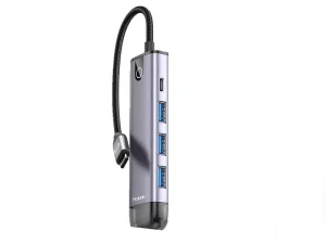 هاب 5 پورت Type C مک دودو Mcdodo HU-7750 5 in 1 USB-C HUB USB3.0 HDMI 4K ( ارسال سریع و پلمپ شرکتی )