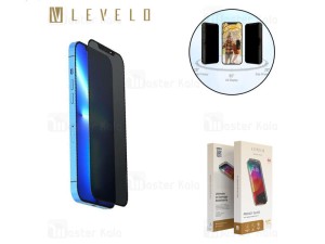 گلس حریم شخصی تمام صفحه تمام چسب آیفون لولو Apple iPhone 15 Plus Levelo Privacy