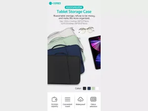 کیف تبلت 12.9 اینچ چند کاره کوتتسی COTETCI 61034 iPad Canvas Storage Bag 12.9