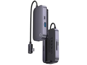 هاب تایپ سی 6 پورت فلزی بیسوس Baseus PadJoy 6-Port Type-C HUB Adapter WKWJ000113