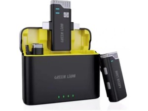 میکروفون یقه‌ ای گرین لاین Green Lion 2in1 360 Microphone GN2IN1MIC360D دارای 2 فرستنده