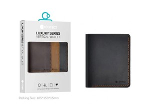 کیف پول و جاکارتی مردانه کوتتسی 14067 COTECi Luxury Series (Genuine Leather) Vertical Wallet 14067-BK