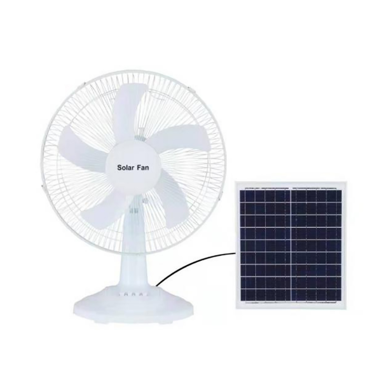 پنکه رومیزی شارژی خورشیدی 15 وات HS-138