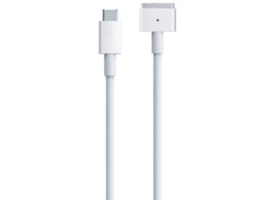 کابل شارژ مغناطیسی مک بوک تایپ سی 100 وات دو متری کوتتسی Coteetci MacBook MagSafe "L" style charging data cable 16001-M1