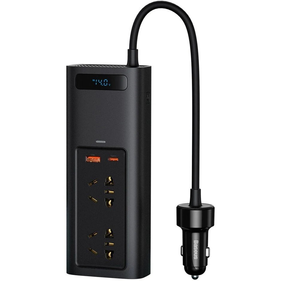 شارژر فندکی و چند راهی بیسوس Baseus BS-CI15-03 Power Inverter CGNB020101 توان 150 وات