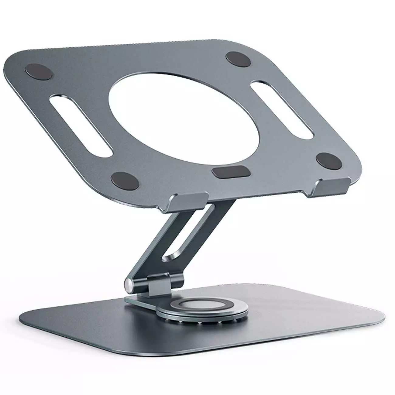 پایه نگهدارنده لپ تاپ فلزی تاشو Boneruy L04 folding 360-degree rotating laptop stand