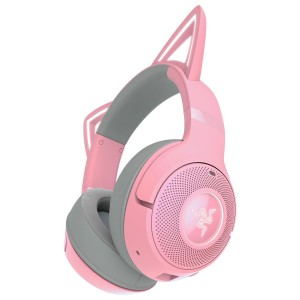 هدست گیمینگ بی سیم ریزر مدل Razer Kraken Kitty V2 BT/صورتی