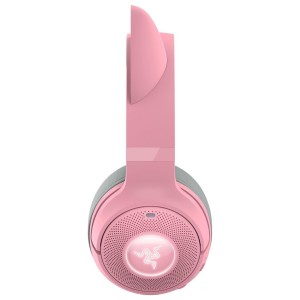 هدست گیمینگ بی سیم ریزر مدل Razer Kraken Kitty V2 BT/صورتی