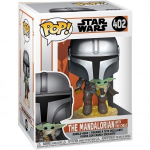 فیگور اورجینال فانکو پاپ مندلورین با بیبی یودا (402) Funko Pop Mandalorian &amp; Grogu