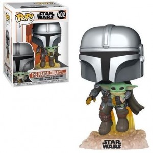 فیگور اورجینال فانکو پاپ مندلورین با بیبی یودا (402) Funko Pop Mandalorian &amp; Grogu