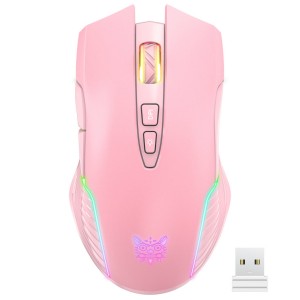 موس بی سیم گیمینگ اونیکوما مدل Onikuma CW905 Wireless / صورتی