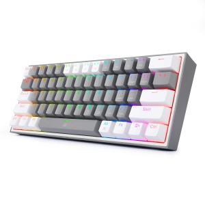 کیبورد گیمینگ ردراگون مدل Redragon K617 Fizz/طوسی_سفید