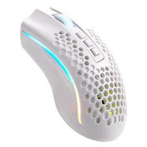 موس بی سیم گیمینگ ردراگون مدل Redragon M808 W-KS Storm Pro / سفید