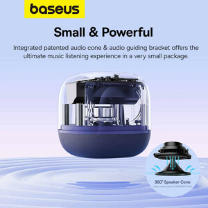 اسپیکر بلوتوثی قابل حمل بیسوس مدل Baseus AeQur V2/سفید