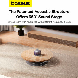 اسپیکر بلوتوثی قابل حمل بیسوس مدل Baseus AeQur V2/سفید